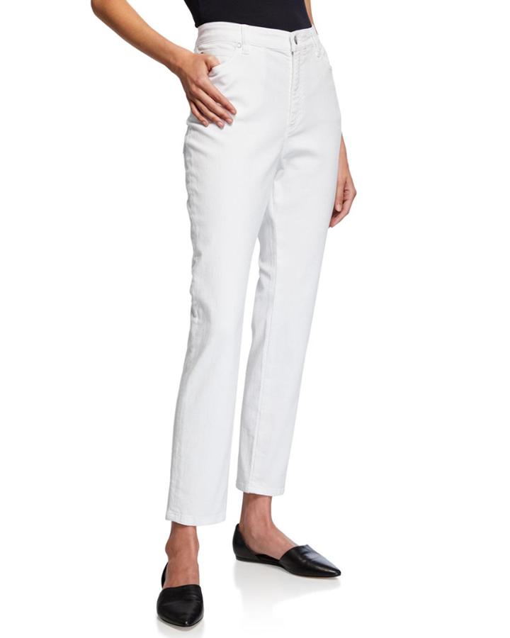Petite Organic Cotton Stretch High-waist