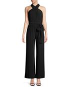 Halter-neck Wide-leg Jumpsuit