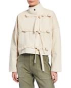 Tie Knot Biker Jacket
