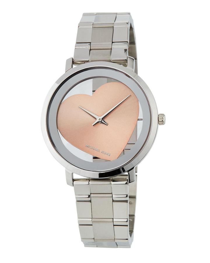 Jaryn 38mm See-through Heart Watch,