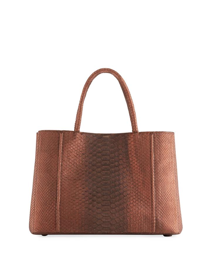 Medium Sectional Python Tote Bag