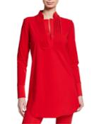 Ineta Spar Mandarin-collar Long-sleeve
