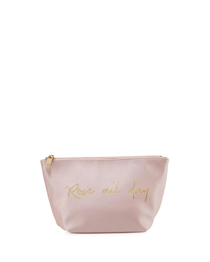 Printed Cosmetics Pouch Bag - Rose All Day