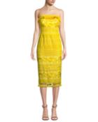Sol Strapless Tassel-trim Dress