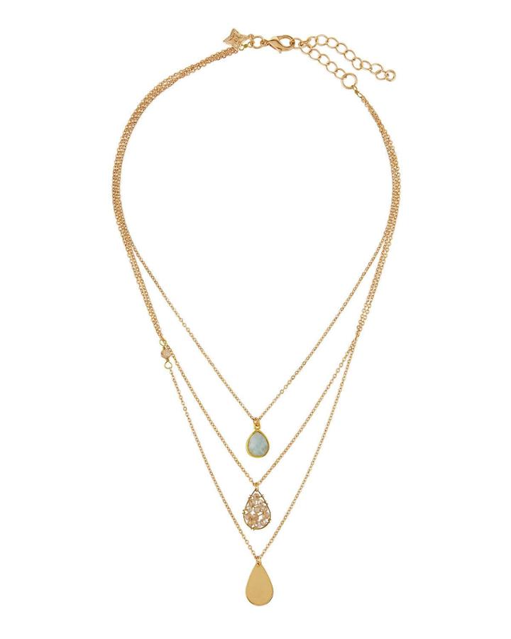 3-layer Teardrop Necklace