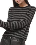Shimmer-striped Long-sleeve