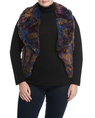 Knitted Rabbit Fur Vest,