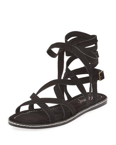 Flip Suede Leg-wrap