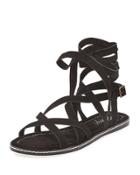 Flip Suede Leg-wrap