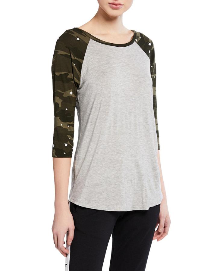 Half-sleeve Camo-sleeve Tee