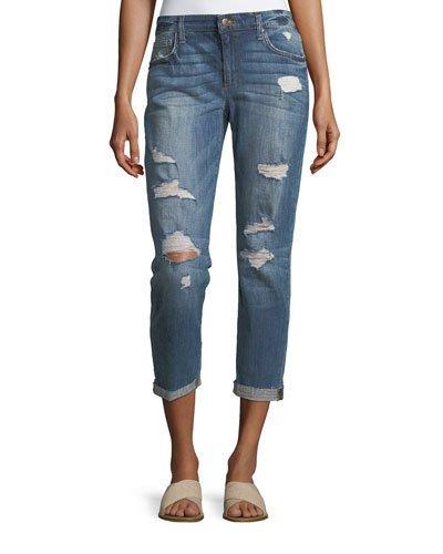 Slim Boyfriend Crop Jeans