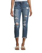 Slim Boyfriend Crop Jeans