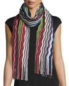 Wavy-pattern Fringe Wool