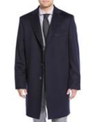Men's Cashmere Three-button Top Coat