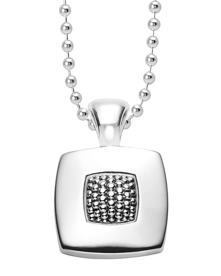 Imagine Square Pendant Necklace