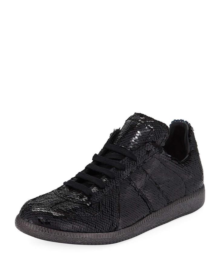 Men's Sequined Replica Low-top