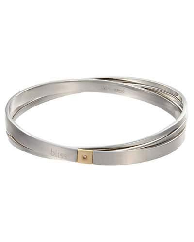 Stainless Steel Twoyou Layered Bangle Bracelet