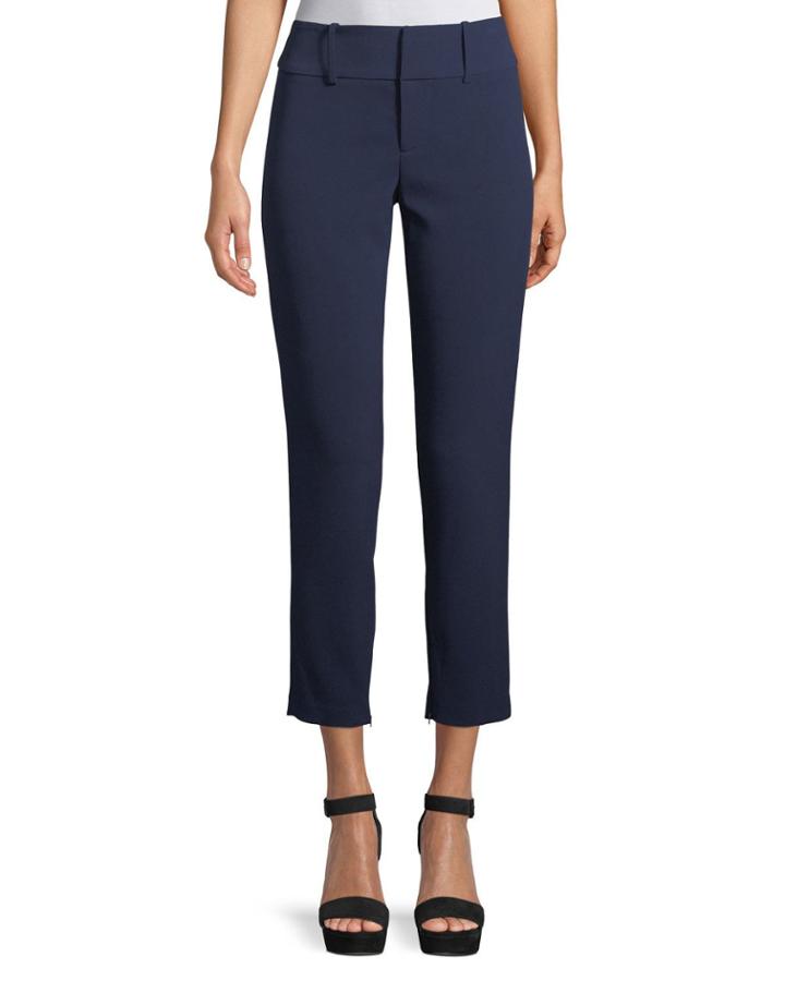 Stacey Slim Straight-leg Ankle Pant