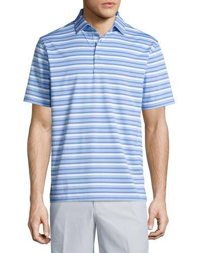 Vista Cay Striped Performance Polo