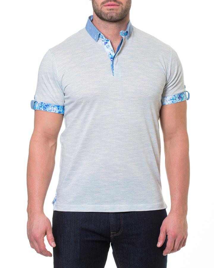 Men's Static Blue Polo
