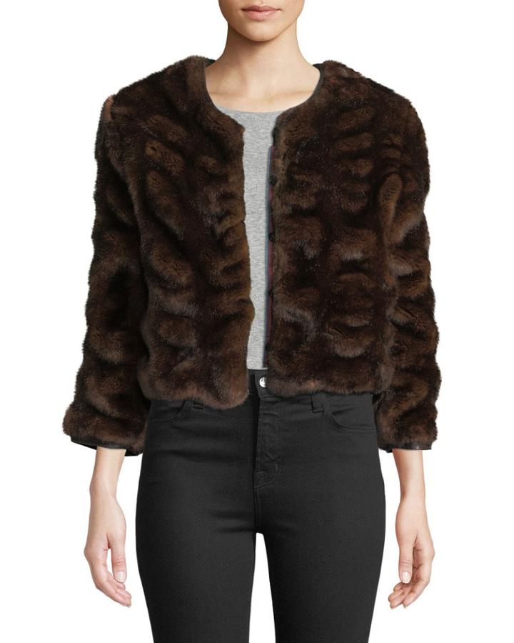 Warm Winters Chubby Faux-fur Coat