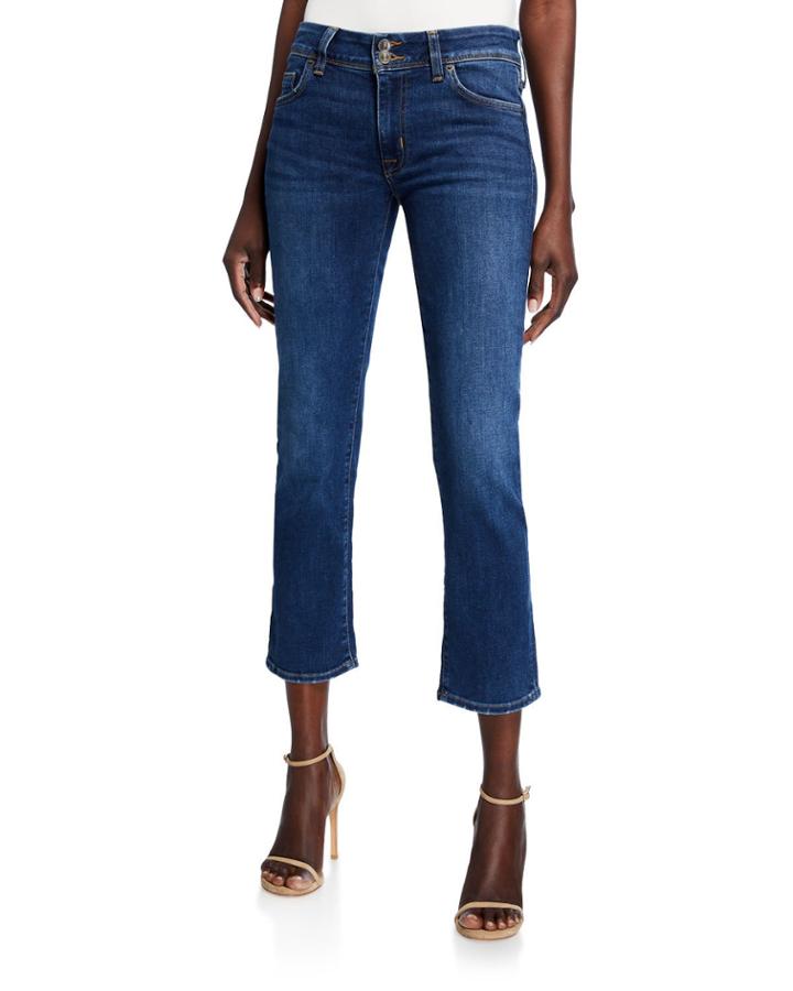 Ginny Cropped Boot-cut Jeans
