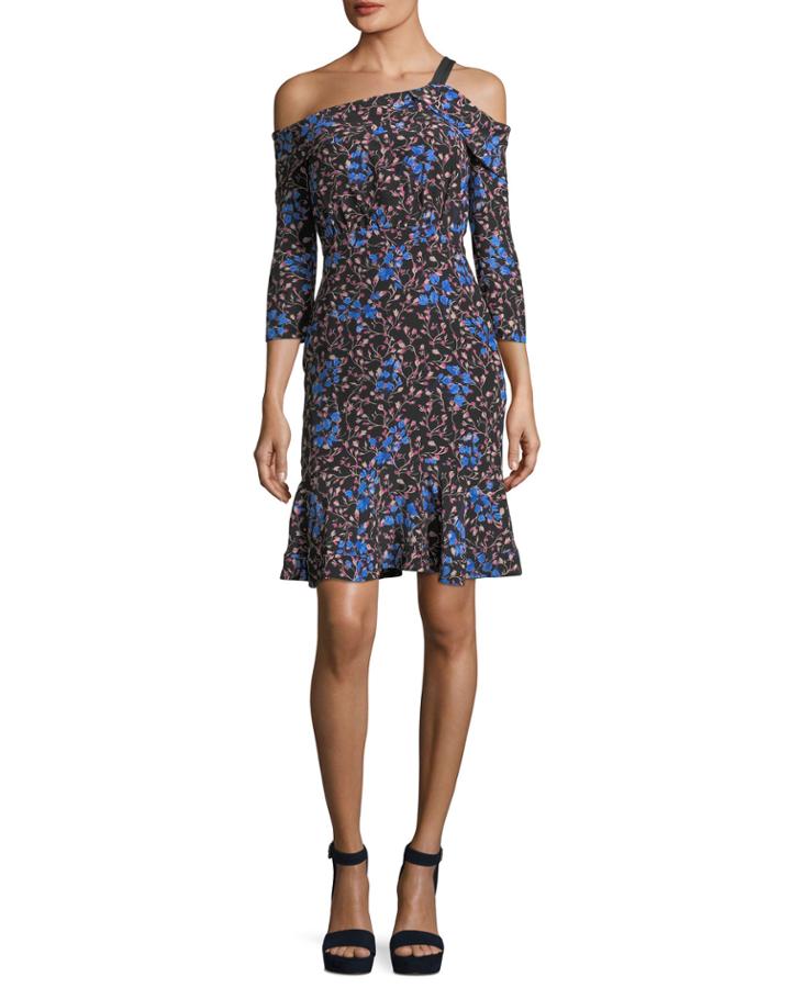 Tricia Off-the-shoulder Floral-print