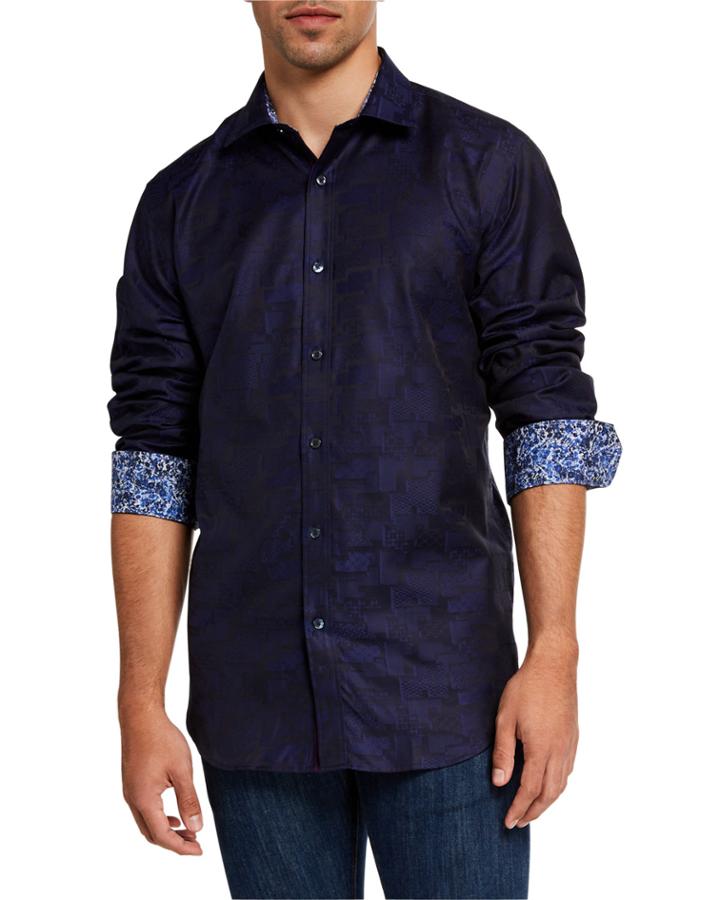 Men's Classic-fit Puzzle-print
