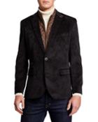 Men's Micro Corduroy Sport Coat W/ Zip-out Bib