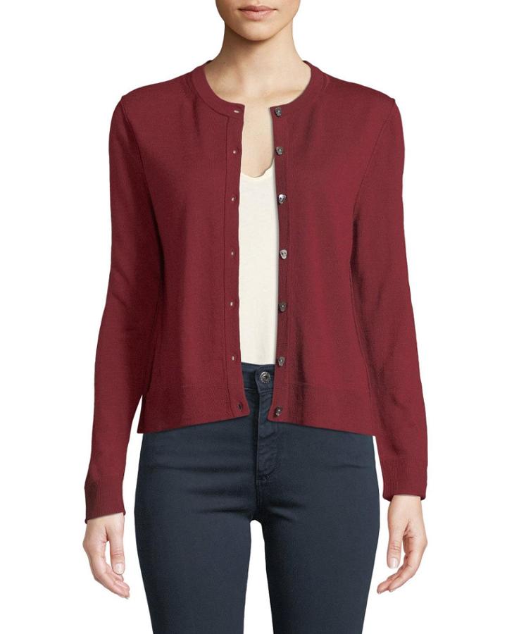 Ninon Skull-button Wool