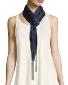 Whisper-silk Chain Scarf,