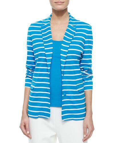 Striped Knit Jacket,