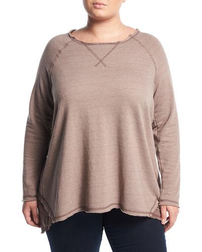 Split-back Sweatshirt,