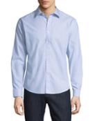 Slim-fit No-iron Dobby-textured
