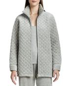Quilted Velour Jacket,