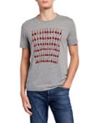 Men's Guitar Rows Graphic T-shirt