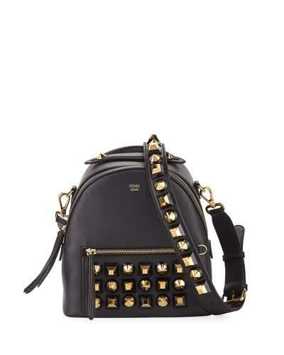 Fendi Mini Leather Backpack With
