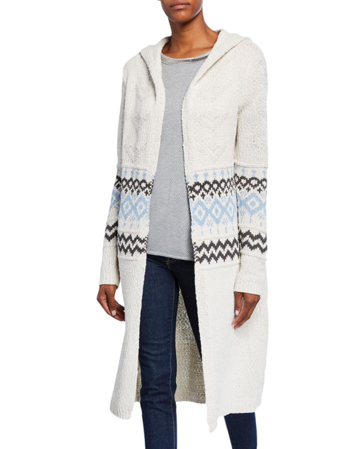 Ranch Hooded Knit Coat