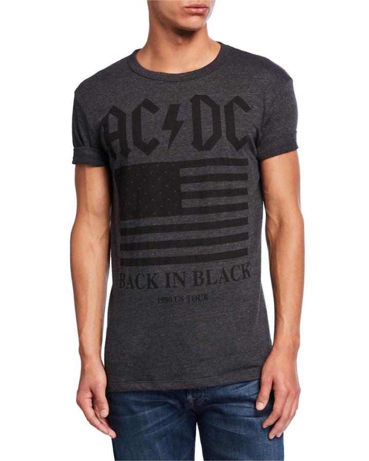 Men's Ac/dc Back In Black Graphic T-shirt