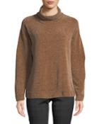 Chenille Silk Turtleneck