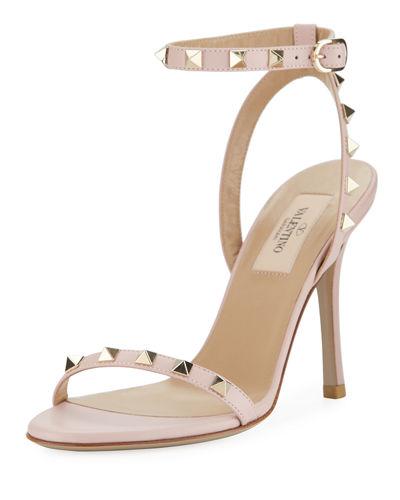 Rockstud Leather Stiletto