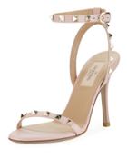 Rockstud Leather Stiletto