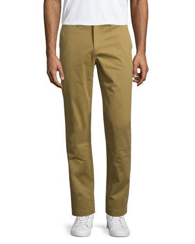 Flat-front Bowie Chino Pants, Forest