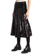 Sequined Pleated