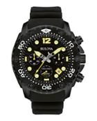 47mm Men's Sea King Analog Sport Watch W/ Rubber
