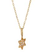 14k Diamond Long Star Pendant Necklace