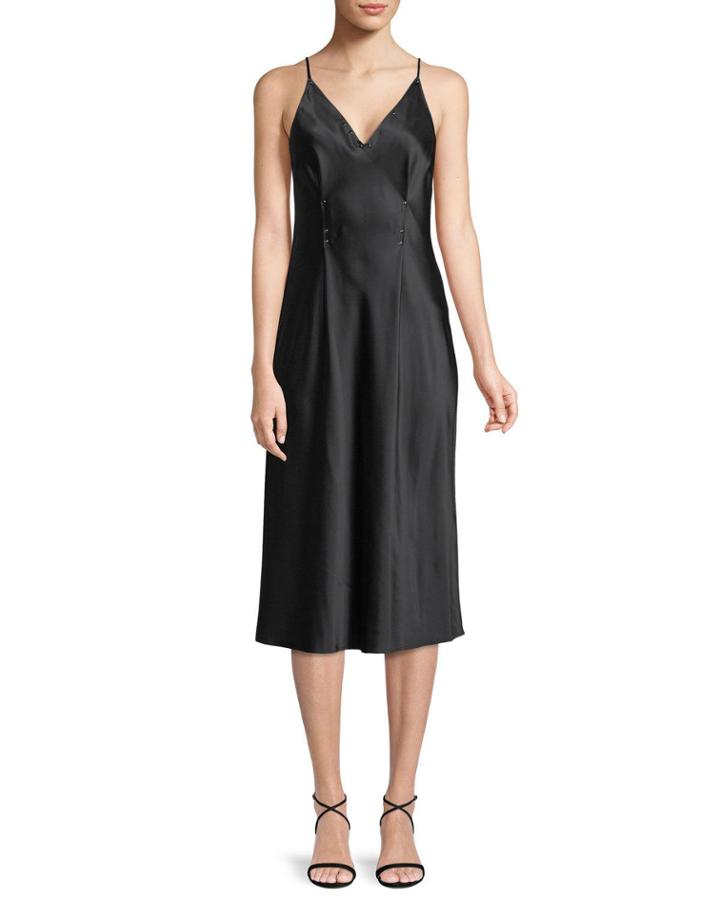 Sleeveless Silk Charmeuse Camisole