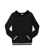 Girl's Lurex Knit Top,