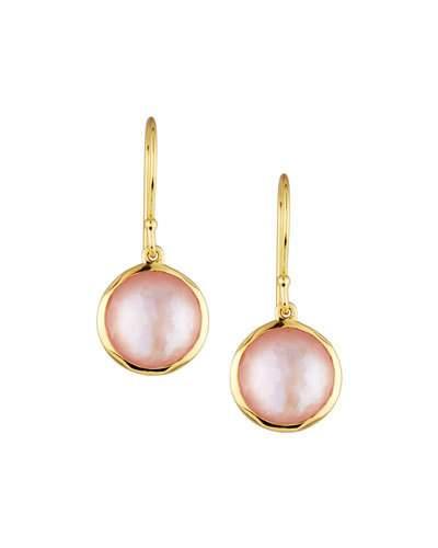 Rock Candy&reg; Lollipop&reg; 18k Mini Pink Mother-of-pearl Doublet Drop Earrings