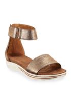 Carlos Metallic Ankle-strap